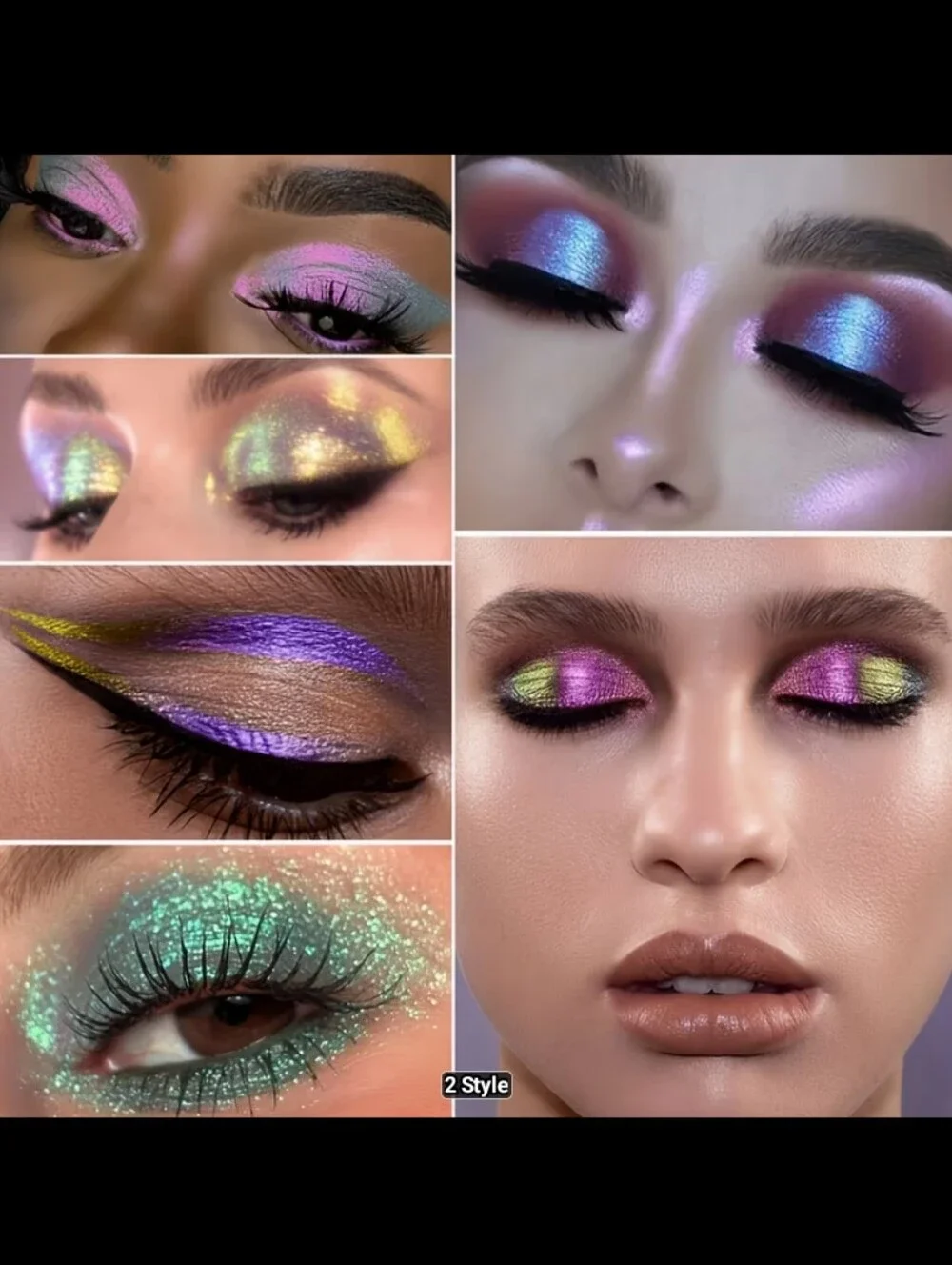 🆕LAST 1❣️CHAMELEON IRIDESCENT MULTICHROME HIGH PIGMENT EYESHADOWS~FREE GIFT INC